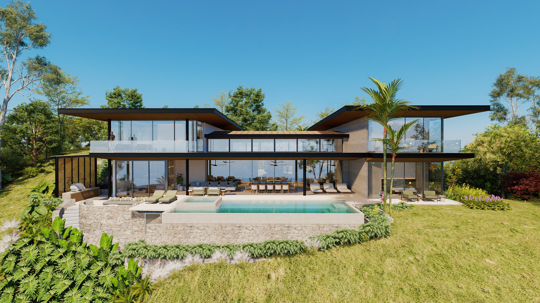 Sunset Ridge — residential architecture, Guanacaste, Costa Rica